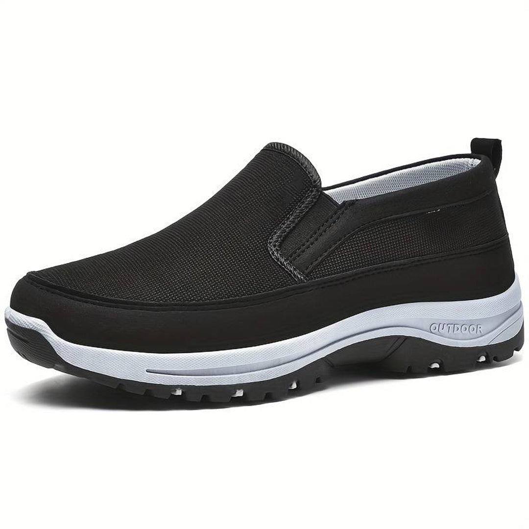 Wanderschuhe Herren Bequem Dicksohlige Trekkingschuhe - IdealeKleiden