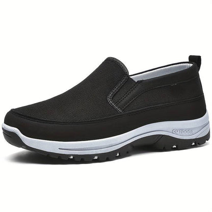 Wanderschuhe Herren Bequem Dicksohlige Trekkingschuhe - IdealeKleiden