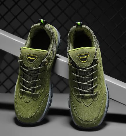 Rutschfeste Herren-Wanderschuhe Schnell Verschluss