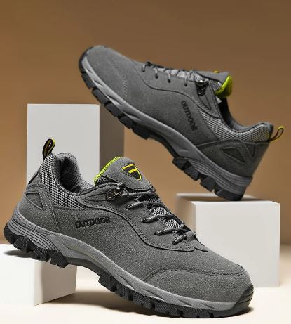 Rutschfeste Herren-Wanderschuhe Schnell Verschluss