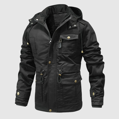 Praktische Outdoor-Jacke aus Baumwolle