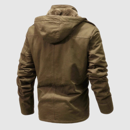 Praktische Outdoor-Jacke aus Baumwolle - IdealeKleiden