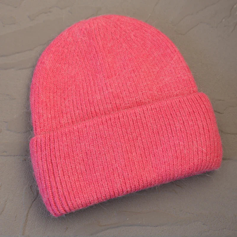 Stylische Strickmütze Damen