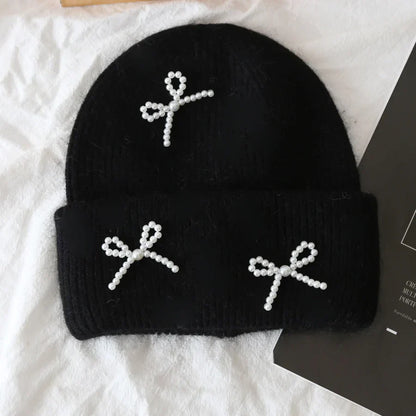 Stylische Strickmütze Damen