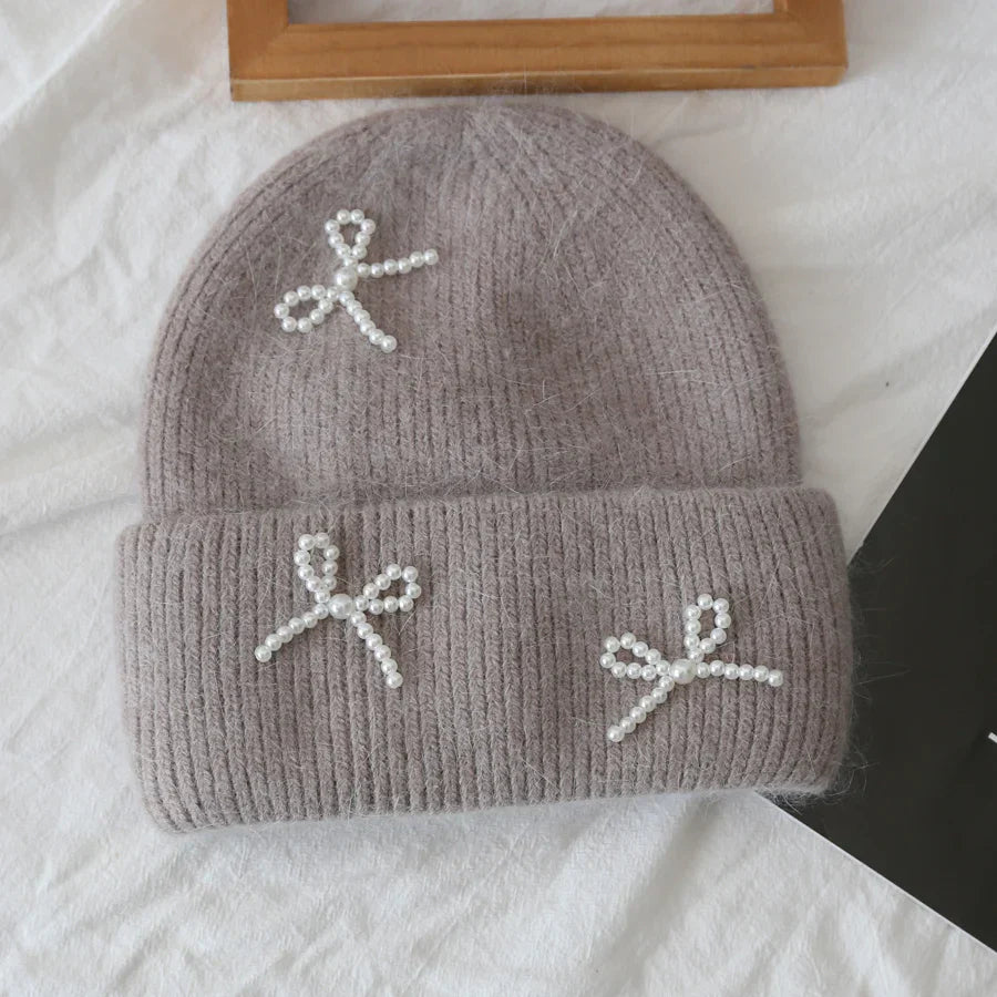 Stylische Strickmütze Damen