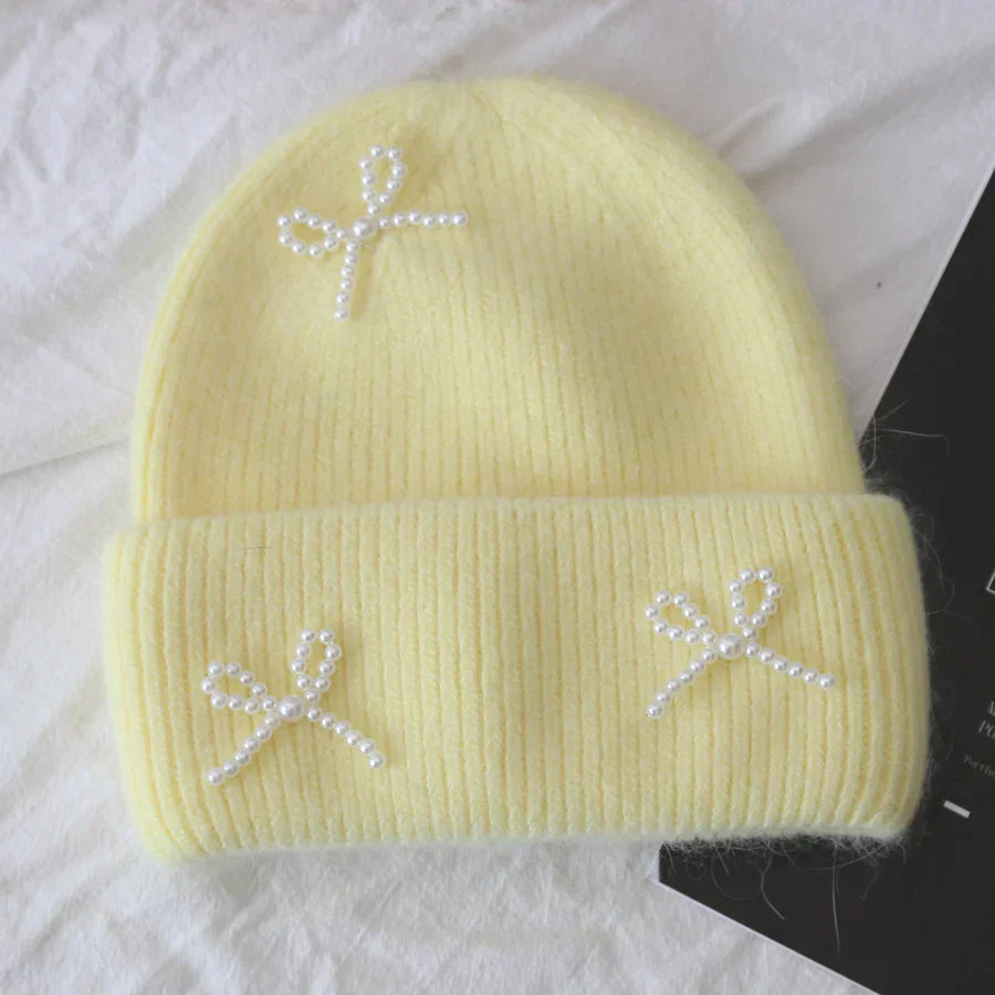 Stylische Strickmütze Damen