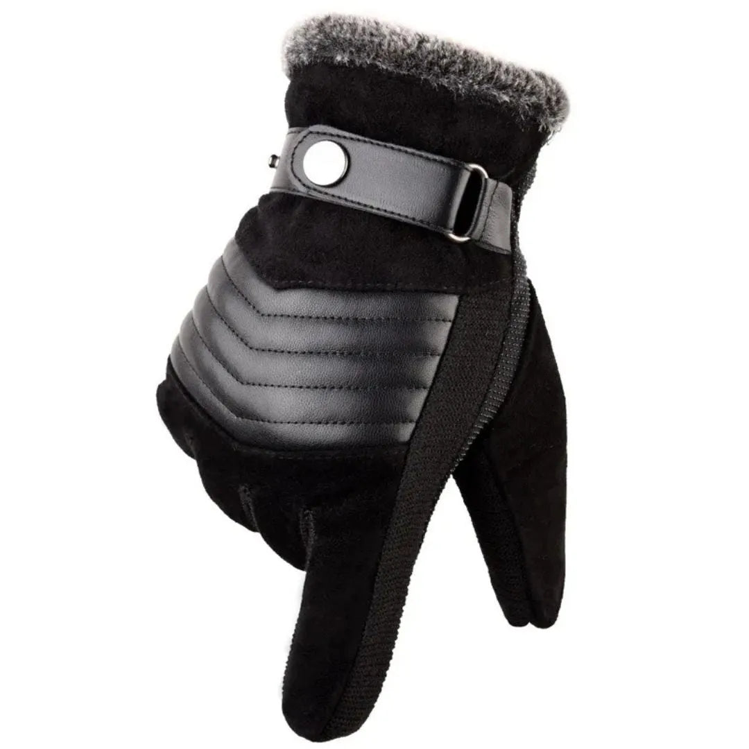 Stylische Winterhandschuhe Touchscreen Wildleder - IdealeKleiden