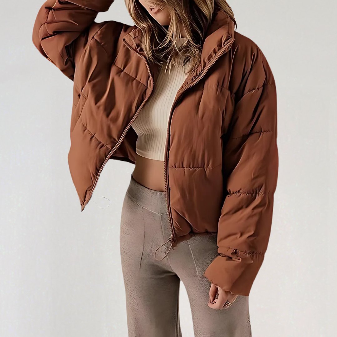 Damen Winterjacke Puffer Warm Isoliert