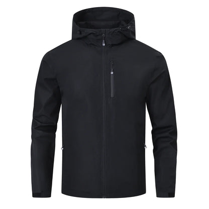 Herren Outdoorjacke Leicht Wasserdicht