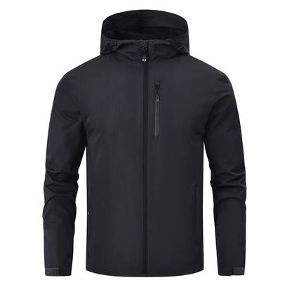 Herren Outdoorjacke Leicht Wasserdicht