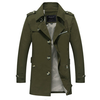 Herren Trenchcoat Elegant Wasserfest