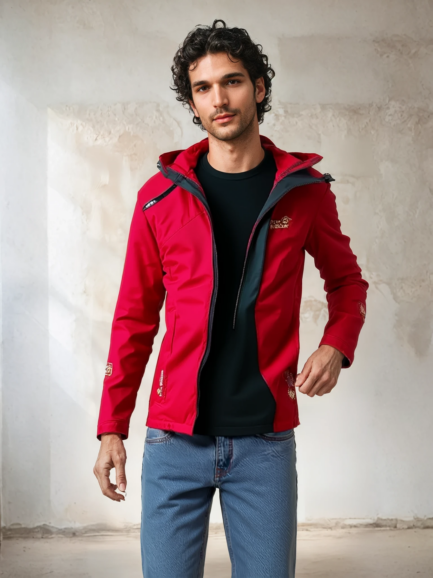 Leichter Windbreaker Atmungsaktiv für Herren Damen - IdealeKleiden