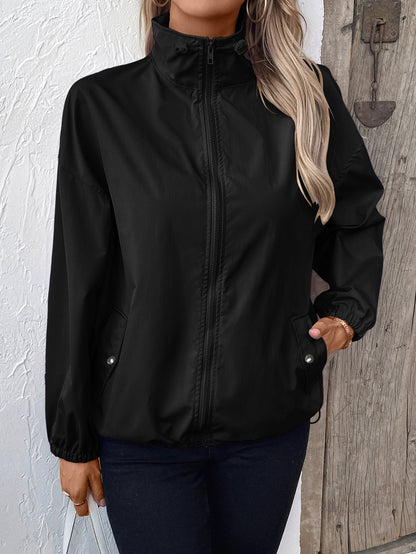 Damen Regenjacke Wasserdicht Praktisch