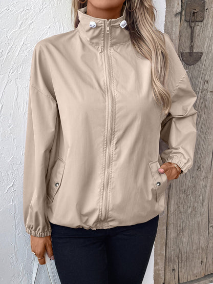 Damen Regenjacke Wasserdicht Praktisch