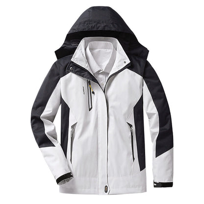 Wandersportjacke Damen Waterproof Kapuze