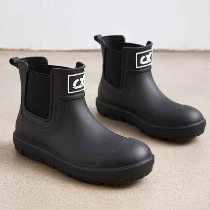 Wasserdichte Regenstiefel Damen Elegant Mittelzylinder Design