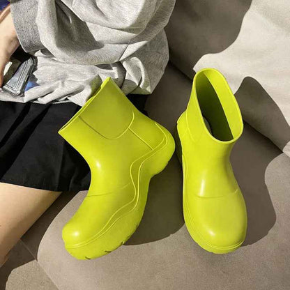 Frauen Regenstiefel Rutschfest Komfortabel
