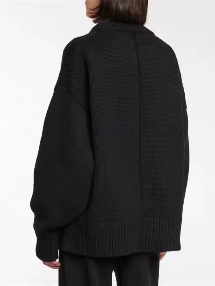 Damen Pullover Merinowolle Weich - IdealeKleiden