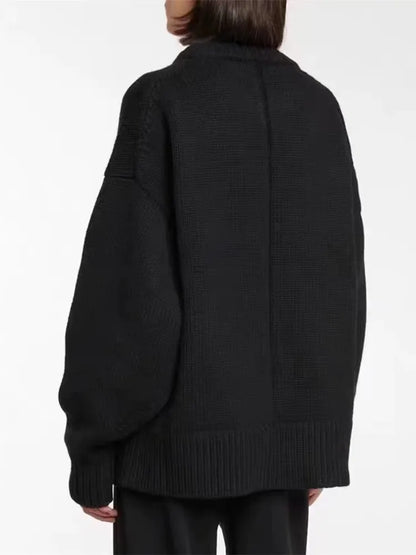 Damen Pullover Merinowolle Weich - IdealeKleiden