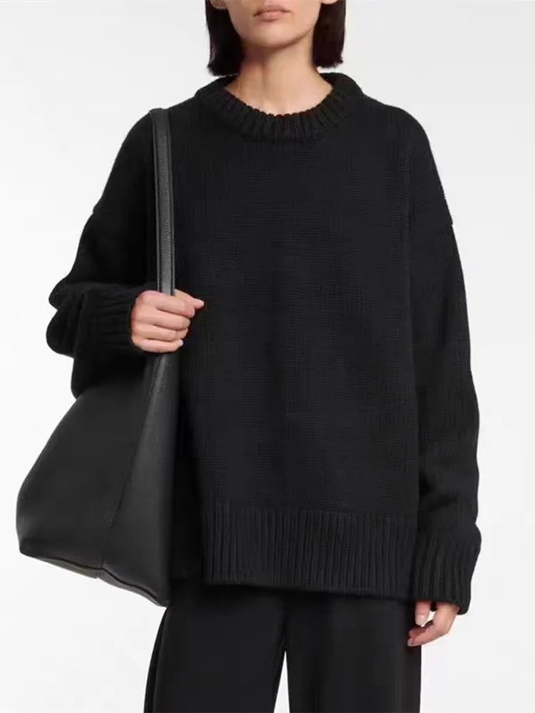 Damen Pullover Merinowolle Weich