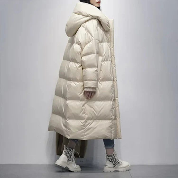 Warmes Winterparka Damen Pufferjacke - IdealeKleiden