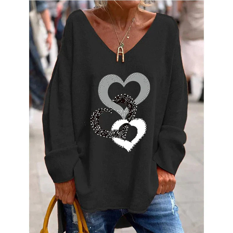 Bequemer Damen Pullover Modern Style