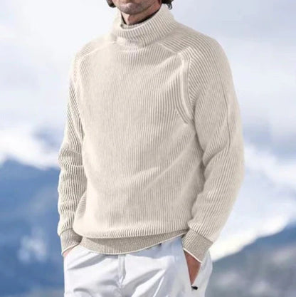 Stilvoller Herren Pullover Rollkragen