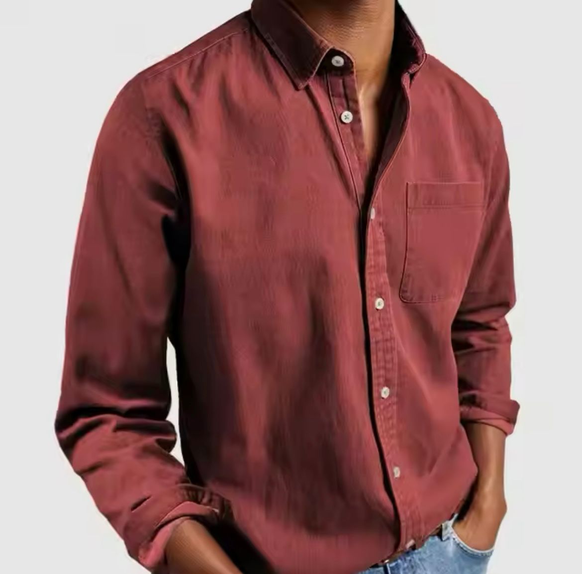 Herren Hemd Elegant Klassik Stil