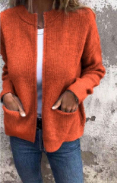 Damen Sweatshirt Bequem Mit Taschen