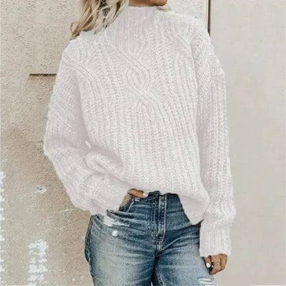 Weicher Winterpullover Gemütlich Strick