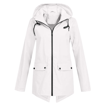 Kapuzenjacke Frauen Leicht Lässig Herbst Winter
