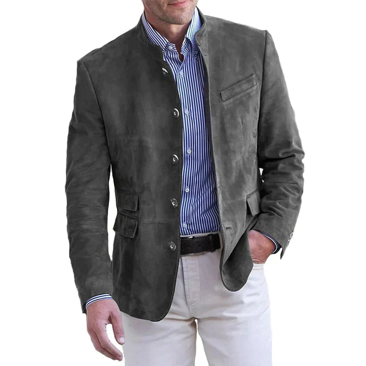 Herren Blazer aus Wildleder Slim Fit