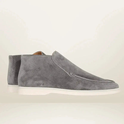 Elegante Herren Loafer Schuhe Wildleder Optik