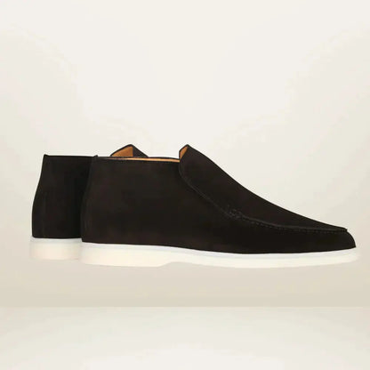 Elegante Herren Loafer Schuhe Wildleder Optik