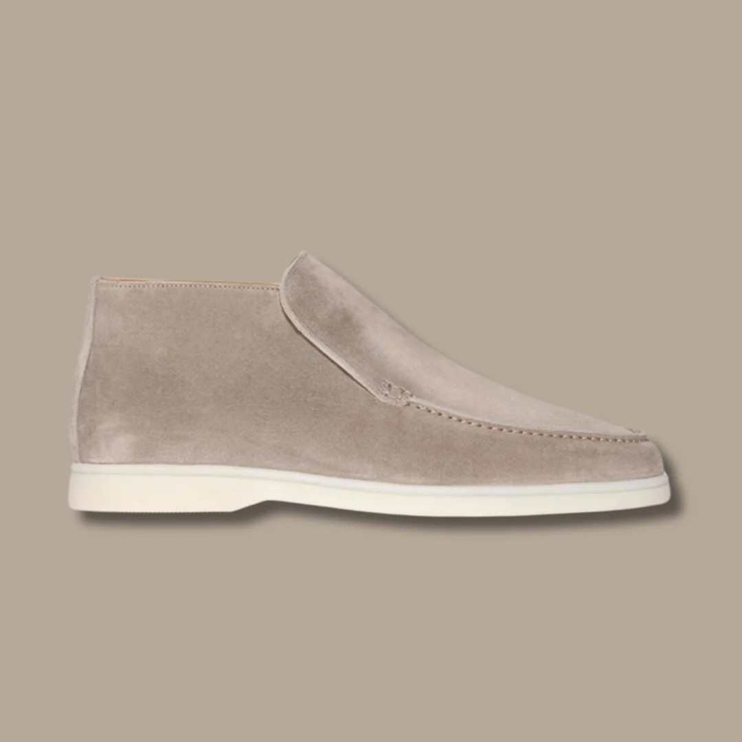 Bequeme Herrenslipper Wildleder Optik