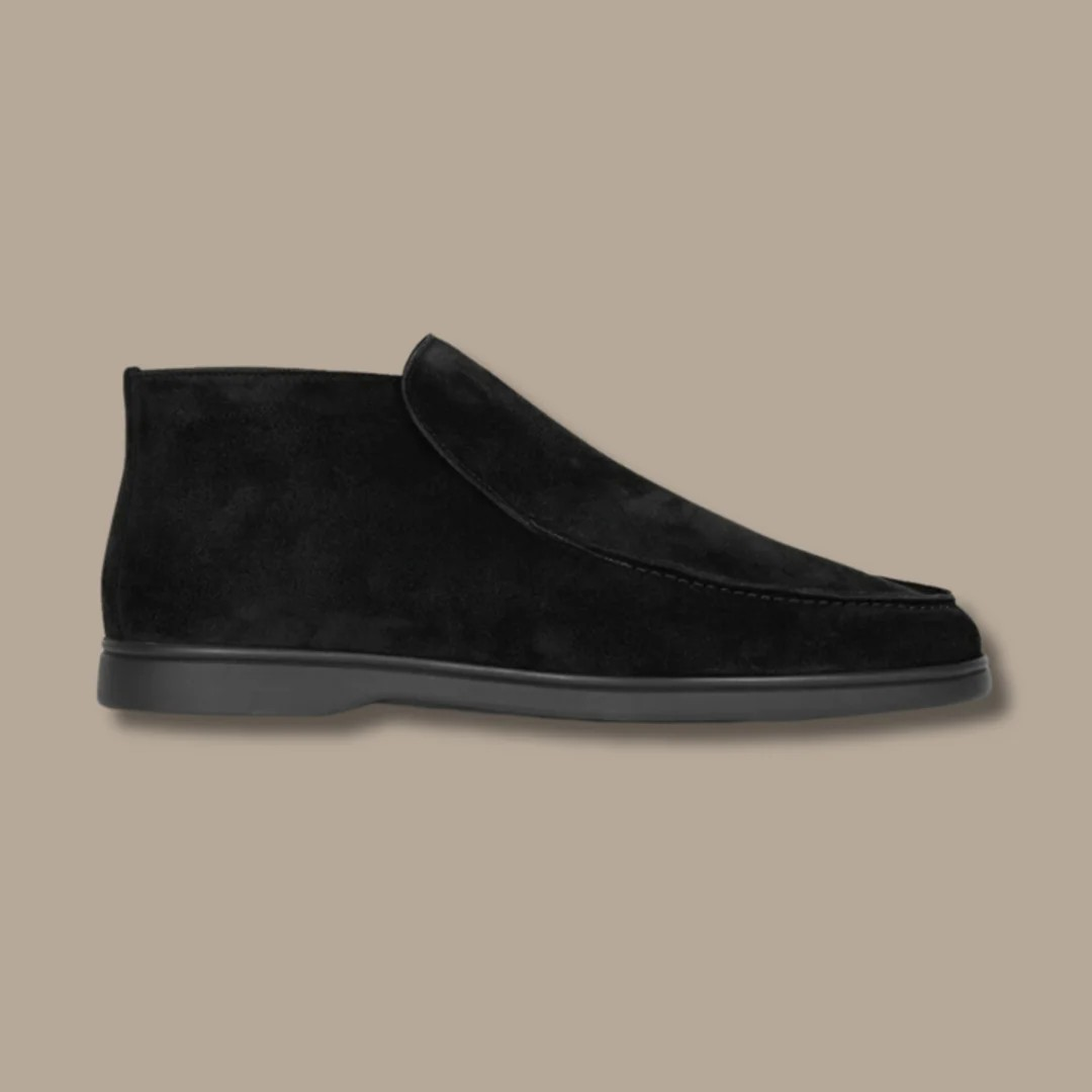 Bequeme Herrenslipper Wildleder Optik