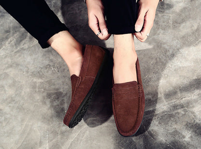 Herren Slipper Wildleder Rutschfest Elegant
