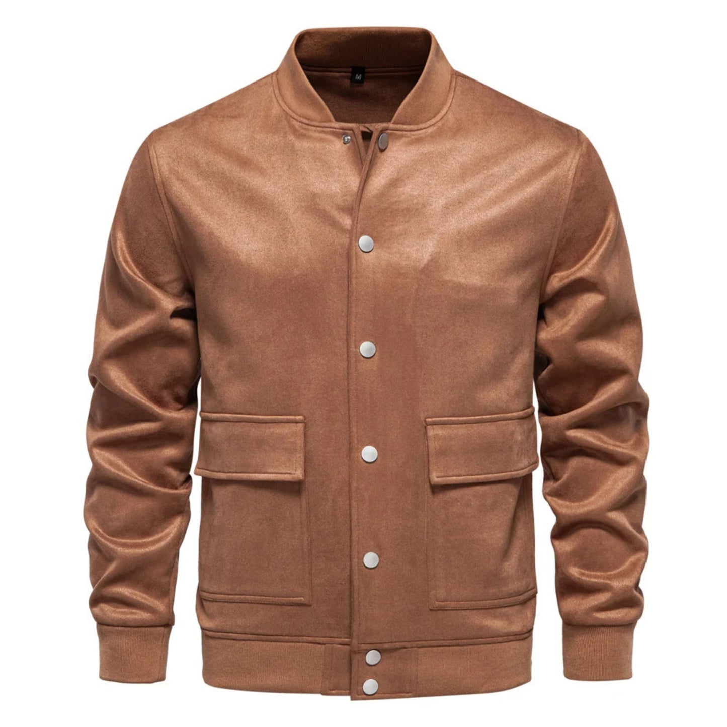 Herren Wildlederjacke Slim Fit Casual