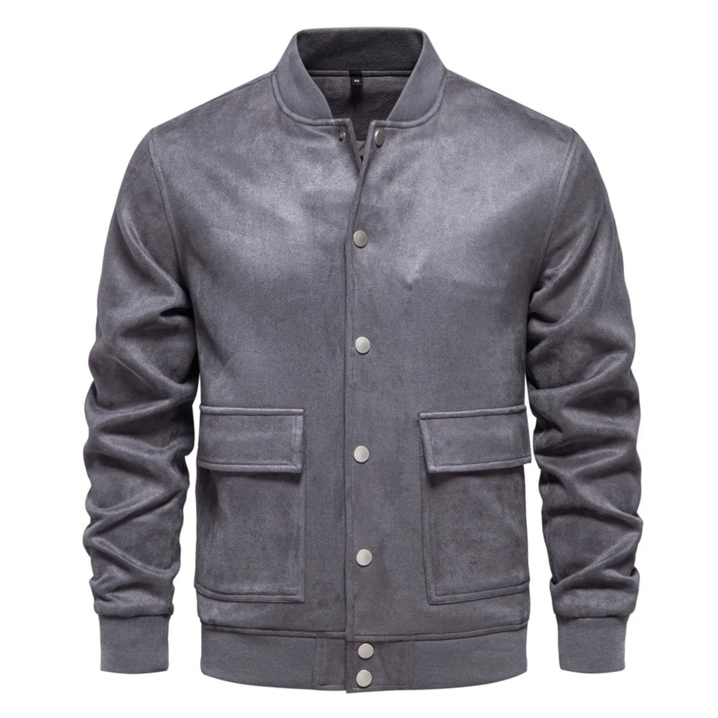 Herren Wildlederjacke Slim Fit Casual