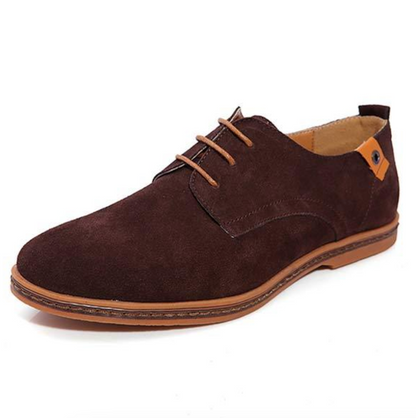 Stylische Leder Sneaker Herren Laufschuhe