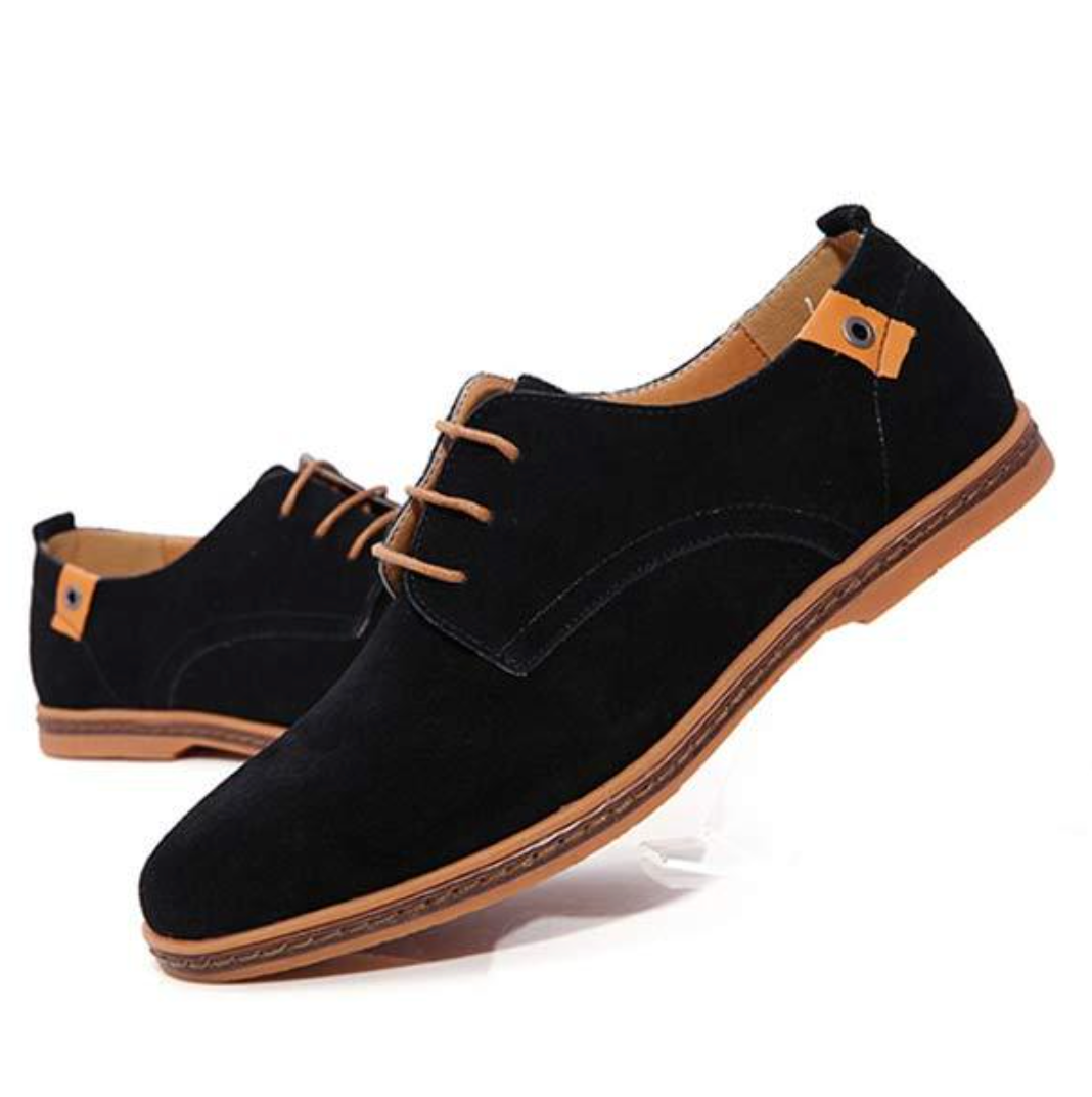 Stylische Leder Sneaker Herren Laufschuhe
