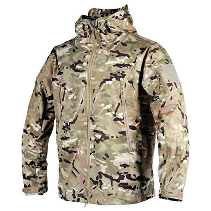 Wasserdichte Herren-Jacke mit Kapuze Outdoor