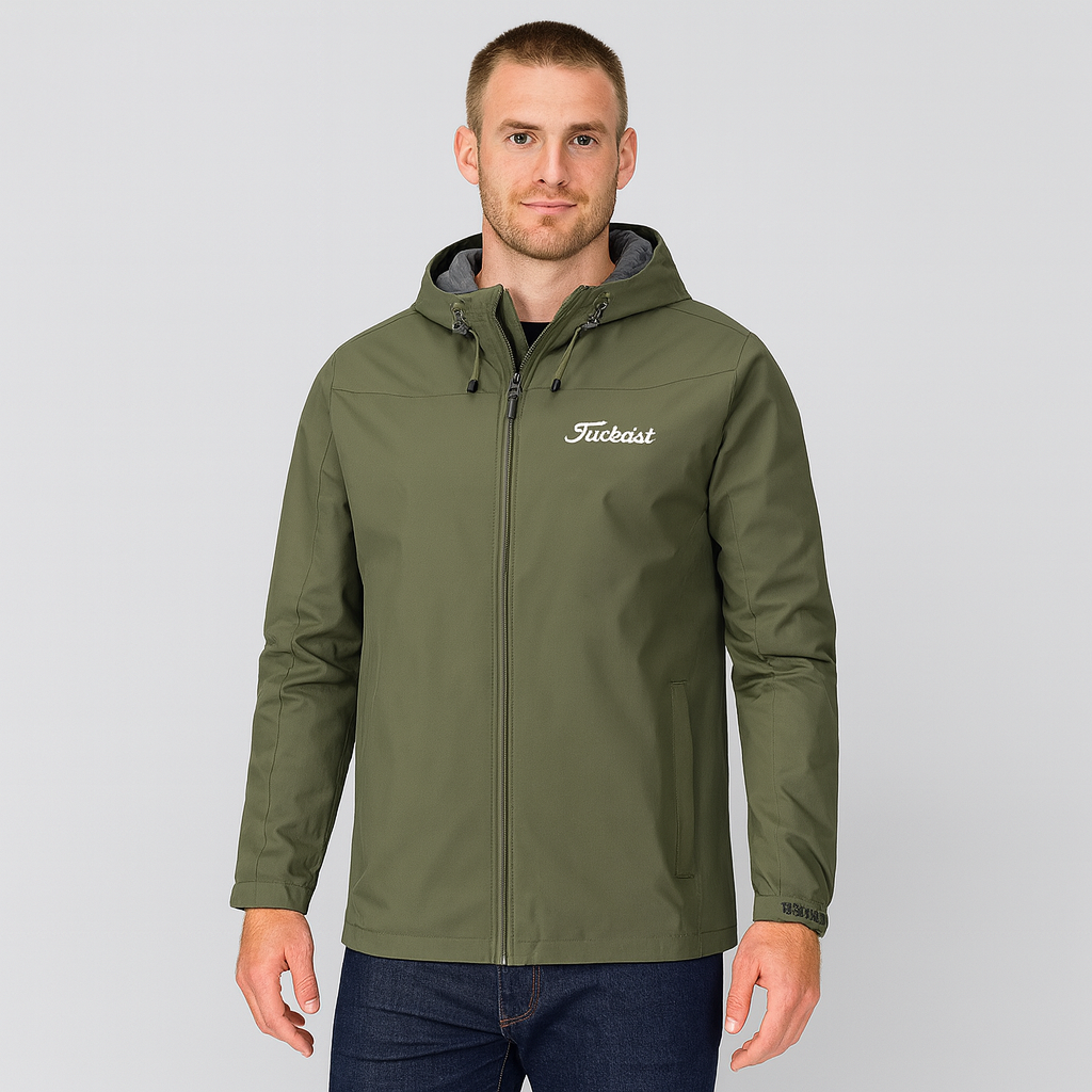 Wasserdichte Herrenjacke Outdoor Funktionsjacke Reißverschluss