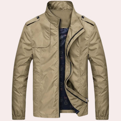 Herren Trenchcoat Winddicht Kurz