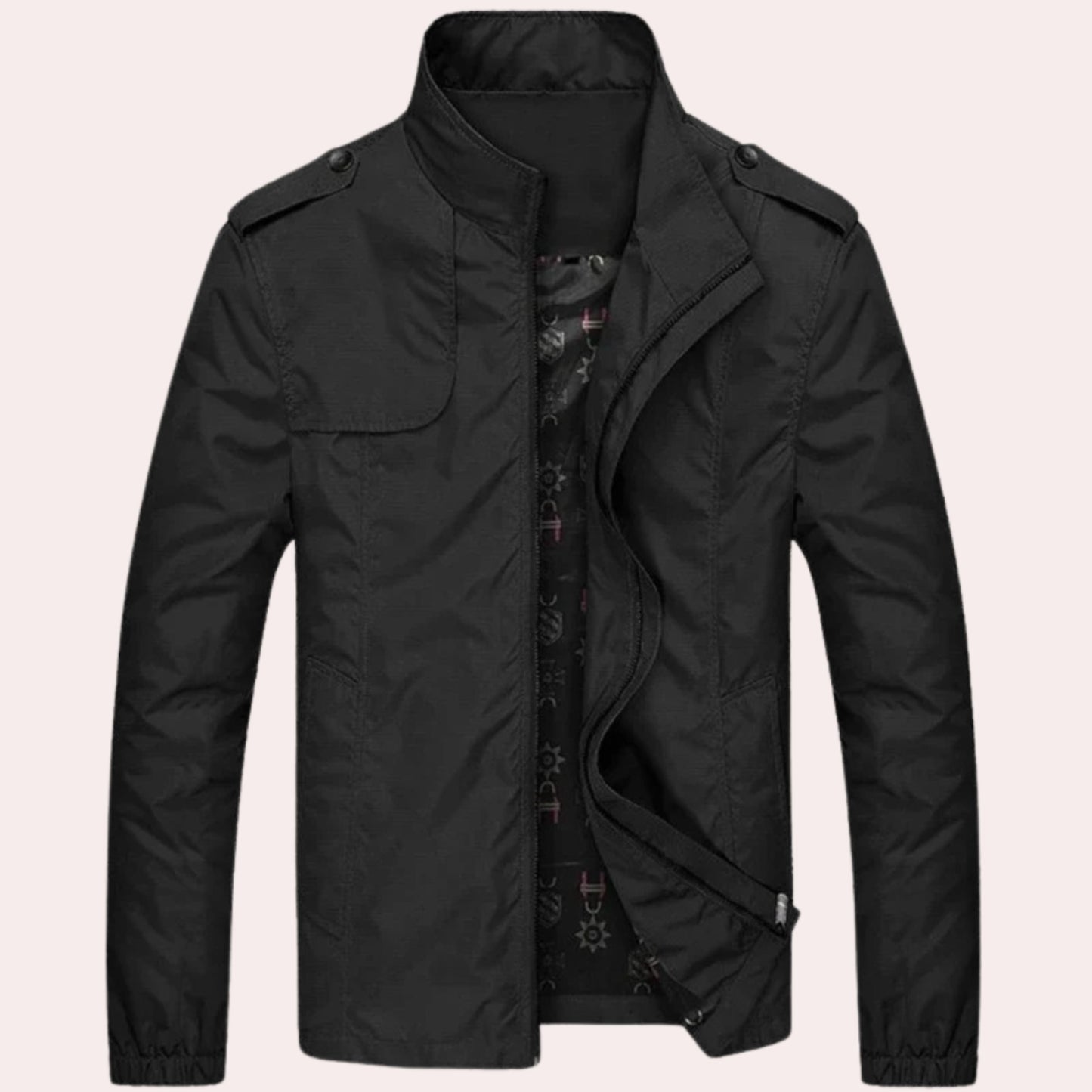 Herren Trenchcoat Winddicht Kurz