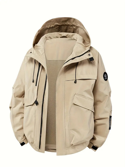 Herren Winterjacke Oversized Kapuze - IdealeKleiden