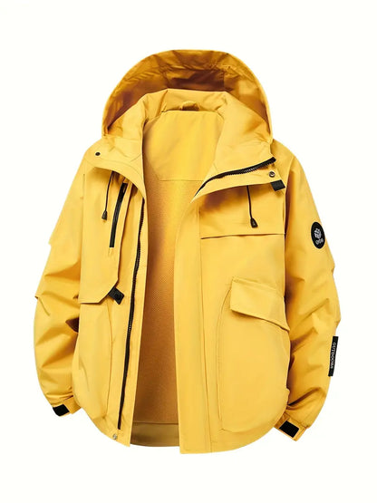 Herren Winterjacke Oversized Kapuze