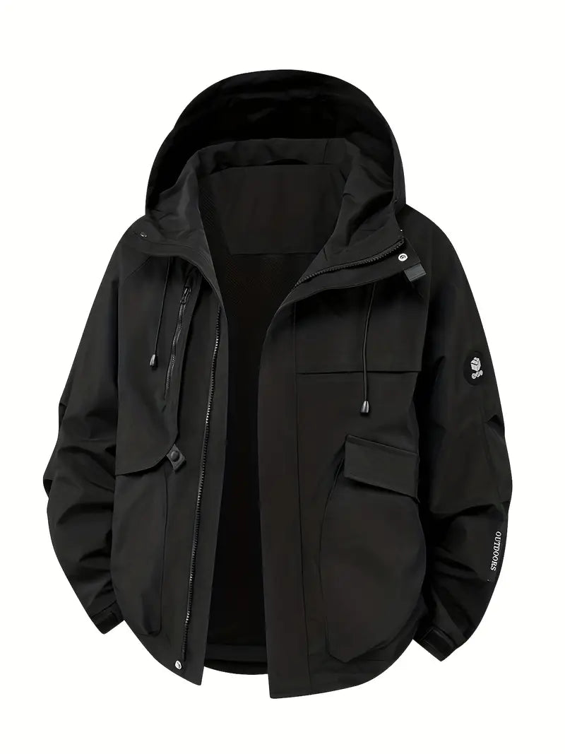 Herren Winterjacke Oversized Kapuze