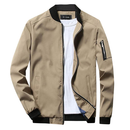 Herren Bomberjacke Wasserdicht Winddicht Herbst