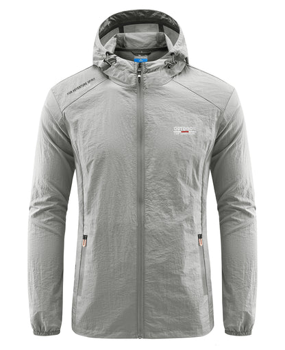 Leichte Laufjacke Herren Wasserdicht Kapuze